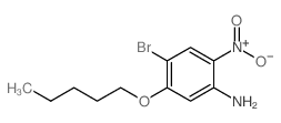 4-BROMO-2-NITRO-5-(PENTYLOXY)ANILINE structure, CAS 1255574-52-7