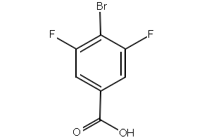 4-BROMO-3,5-DIFLUOROBENZOIC ACID structure, CAS 651027-00-8