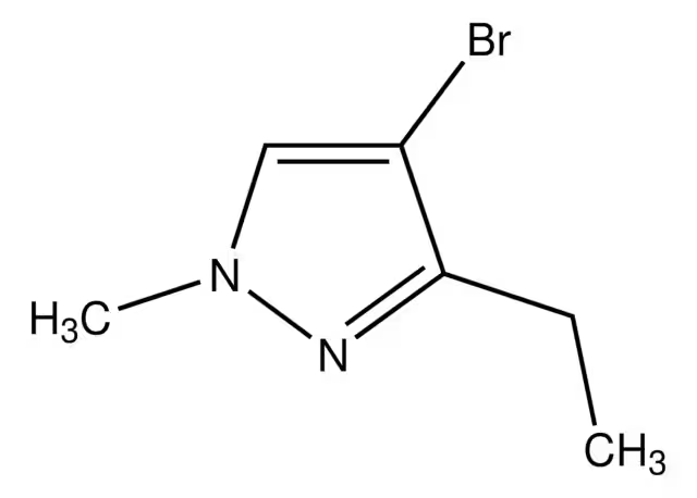 4-BROMO-3-(2,4-DICHLOROPHENYL)-1-METHYL-1H-PYRAZOLE structure, CAS 133112-51-3