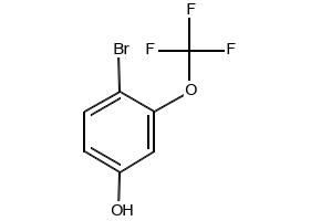 4-BROMO-3-(TRIFLUOROMETHOXY)PHENOL structure, CAS 886499-93-0