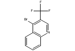 4-BROMO-3-(TRIFLUOROMETHYL)QUINOLINE structure, CAS 590371-97-4