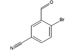 4-BROMO-3-FORMYLBENZONITRILE structure, CAS 89003-95-2