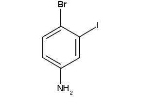 4-BROMO-3-IODOANILINE structure, CAS 63037-64-9