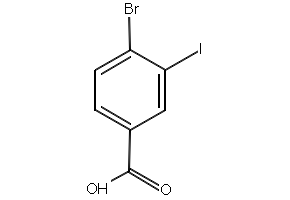 4-BROMO-3-IODOBENZOIC ACID structure, CAS 42860-06-0