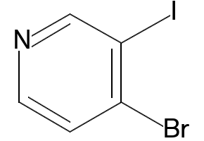 4-BROMO-3-IODOPYRIDINE structure, CAS 89167-20-4