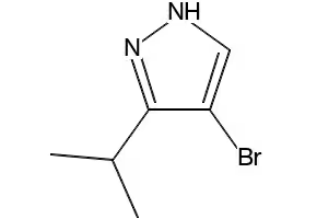 4-BROMO-3-ISOPROPYL-1H-PYRAZOLE structure, CAS 60061-60-1