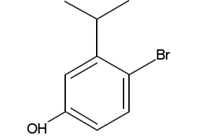 4-BROMO-3-ISOPROPYLPHENOL structure, CAS 16606-29-4