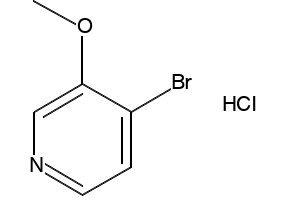4-BROMO-3-METHOXYPYRIDINE HYDROCHLORIDE structure, CAS 1209335-53-4