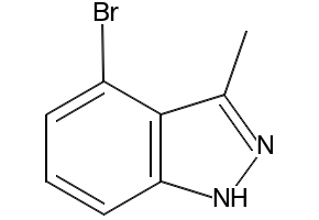 4-BROMO-3-METHYL-1H-INDAZOLE structure, CAS 1159511-73-5
