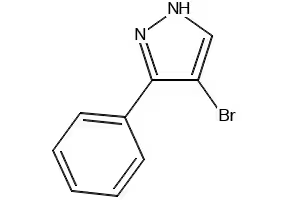 4-BROMO-3-PHENYL-1H-PYRAZOLE structure, CAS 13808-65-6