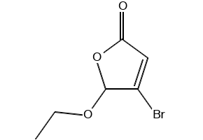4-BROMO-5-ETHOXY-2(5H)-FURANONE structure, CAS 32978-38-4