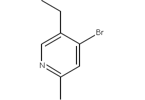4-BROMO-5-ETHYL-2-METHYLPYRIDINE structure, CAS 98488-99-4