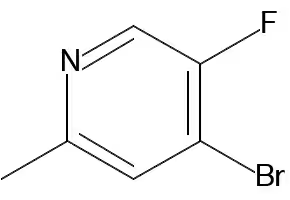 4-BROMO-5-FLUORO-2-METHYLPYRIDINE structure, CAS 1211590-24-7