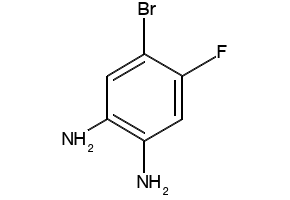 4-BROMO-5-FLUOROBENZENE-1,2-DIAMINE structure, CAS 153505-37-4
