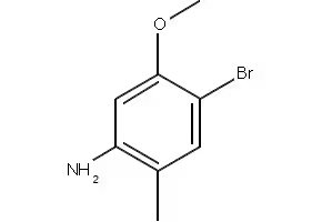 4-BROMO-5-METHOXY-2-METHYLANILINE structure, CAS 152626-77-2