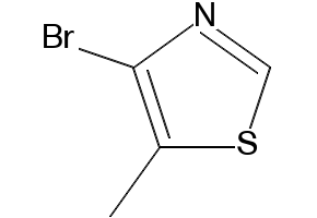 4-BROMO-5-METHYLTHIAZOLE structure, CAS 132221-51-3