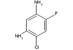 4-BROMO-6-FLUOROBENZENE-1,3-DIAMINE structure, CAS 166818-71-9