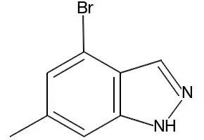 4-BROMO-6-METHYL-1H-INDAZOLE structure, CAS 885521-94-8