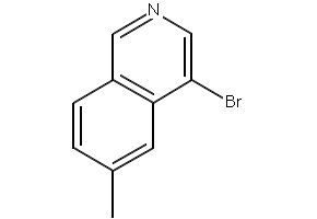 4-BROMO-6-METHYLISOQUINOLINE structure, CAS 1204298-52-1