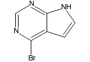 4-BROMO-7H-PYRROLO[2,3-D]PYRIMIDINE structure, CAS 889939-42-8