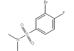 4-BROMO-N,3-DIMETHYLBENZENESULFONAMIDE structure, CAS 923148-87-2