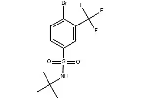 4-BROMO-N-(3-METHOXYPROPYL)-3-(TRIFLUOROMETHYL)BENZENESULFONAMIDE structure, CAS 1020252-98-5