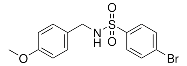 4-BROMO-N-(4-METHOXYBENZYL)BENZENESULFONAMIDE structure, CAS 329939-43-7