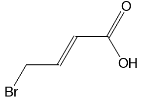 4-BROMOBUT-2-ENOIC ACID structure, CAS 13991-36-1