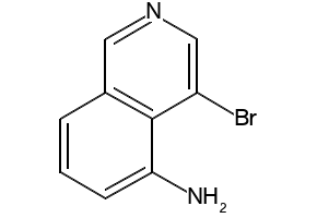 4-BROMOISOQUINOLIN-5-AMINE structure, CAS 16552-65-1
