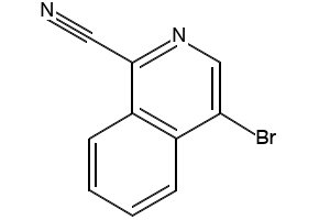 4-BROMOISOQUINOLINE-1-CARBONITRILE structure, CAS 27224-09-5