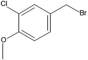4-BROMOMETHYL-2-CHLORO-1-METHOXYBENZENE structure, CAS 320407-92-9