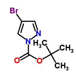 4-BROMOPYRAZOLE-1-CARBOXYLIC ACID TERT-BUTYL ESTER structure, CAS 1150271-23-0