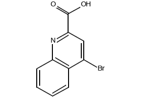 4-BROMOQUINOLINE-2-CARBOXYLIC ACID structure, CAS 209003-46-3