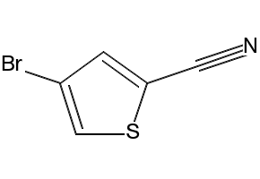 4-BROMOTHIOPHENE-2-CARBONITRILE structure, CAS 18791-99-6