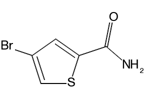 4-BROMOTHIOPHENE-2-CARBOXAMIDE structure, CAS 83933-17-9