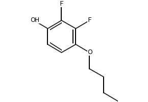 4-BUTOXY-2,3-DIFLUOROPHENOL structure, CAS 136239-68-4