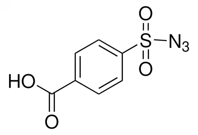 4-CARBOXYBENZENESULFONYLAZIDE structure, CAS 17202-49-2
