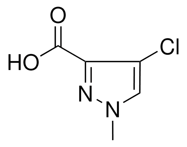 4-CHLORO-1-((4-CHLOROPHENOXY)METHYL)-1H-PYRAZOLE-3-CARBOXYLIC ACID structure, CAS 1006488-87-4