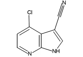 4-CHLORO-1H-PYRROLO[2,3-B]PYRIDINE-3-CARBONITRILE structure, CAS 920965-87-3