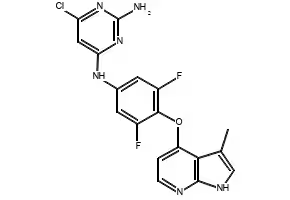 4-CHLORO-2,3-DIFLUORO-6-NITROANILINE structure, CAS 211693-75-3
