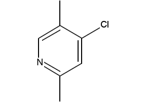 4-CHLORO-2,5-DIMETHYLPYRIDINE structure, CAS 22282-80-0