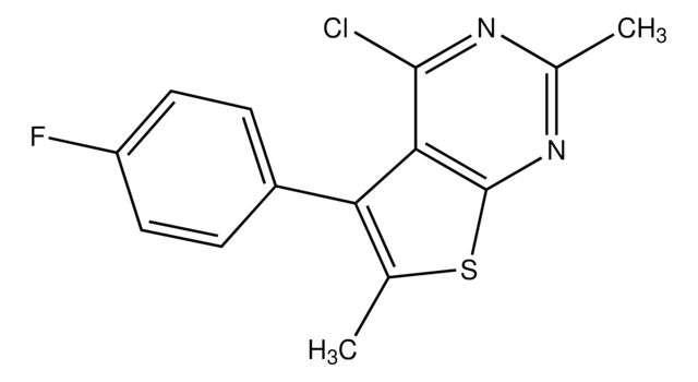 4-CHLORO-2,6-DIMETHYLTHIENO[2,3-D]PYRIMIDINE structure, CAS 879873-61-7