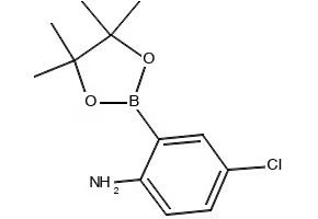 4-CHLORO-2-(4,4,5,5-TETRAMETHYL-1,3,2-DIOXABOROLAN-2-YL)ANILINE structure, CAS 1073371-77-3