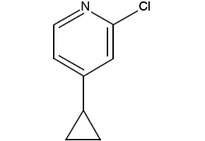 4-CHLORO-2-CYCLOPROPYLPYRIDINE structure, CAS 1163707-52-5