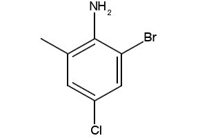 4-CHLORO-2-IODO-6-METHYLANILINE structure, CAS 69705-29-9