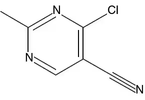 4-CHLORO-2-METHYLPYRIMIDINE-5-CARBONITRILE structure, CAS 38875-74-0