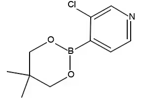 4-CHLORO-3-(5,5-DIMETHYL-1,3,2-DIOXABORINAN-2-YL)PYRIDINE HYDROCHLORIDE structure, CAS 1150271-27-4
