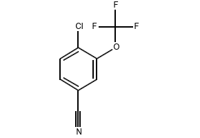 4-CHLORO-3-(TRIFLUOROMETHOXY)BENZONITRILE structure, CAS 886501-50-4