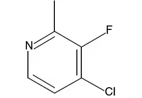 4-CHLORO-3-FLUORO-2-METHYLPYRIDINE structure, CAS 1195251-01-4