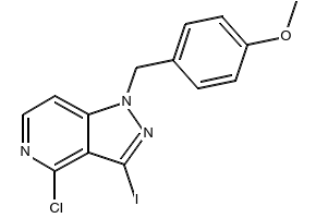 4-CHLORO-3-IODO-1-(4-METHOXYBENZYL)-1H-PYRAZOLO[4,3-C]PYRIDINE structure, CAS 1246349-97-2